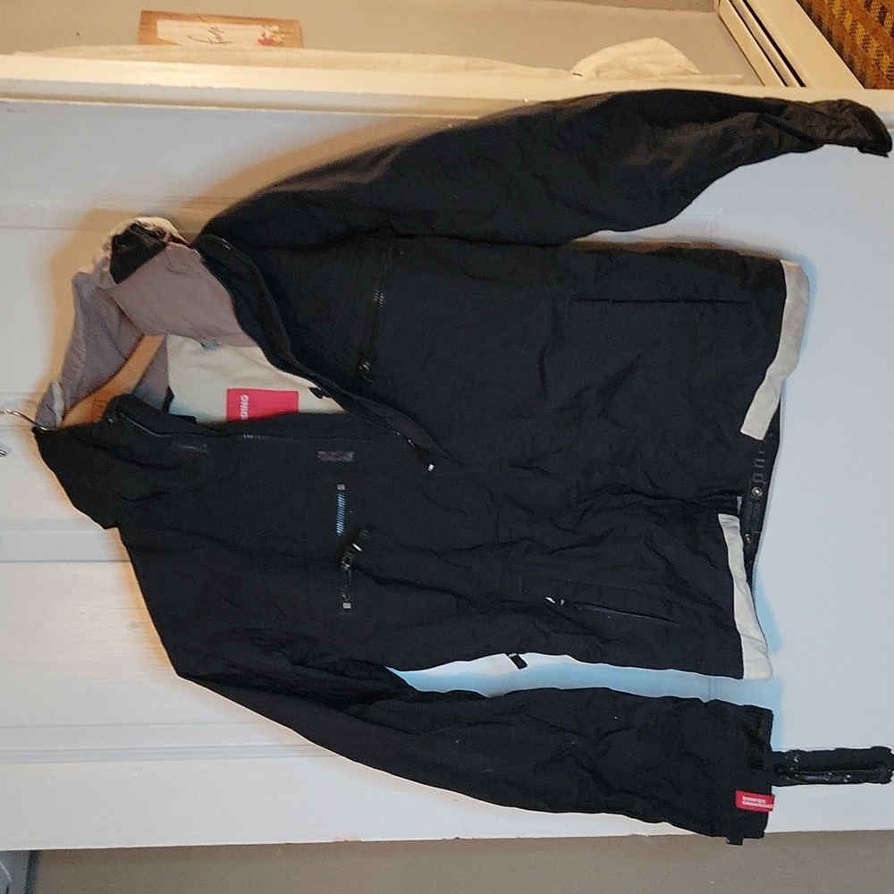 Bonfire Echo Snowboarding Jacket - Size Small - Black and Tan